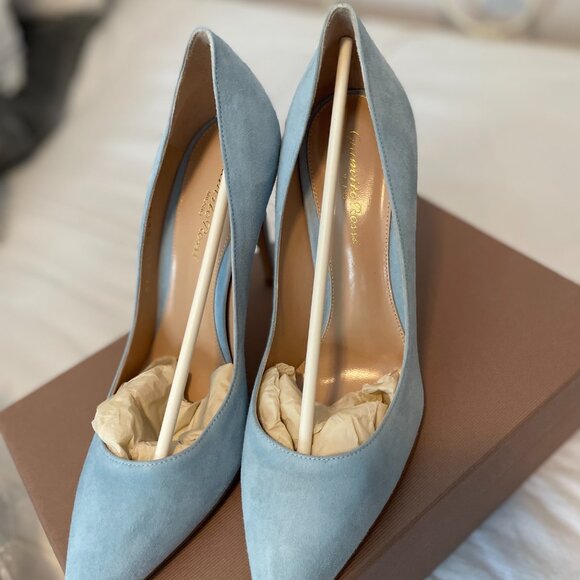 Gianvito Rossi 105mm suede pumps size 39 NEW - Picture 10 of 16